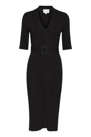 Dranella Knitted Black Dress