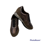 Patricia Miller Taupe & Pewter Trainer