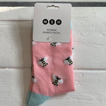 MSH Pink Bee Socks