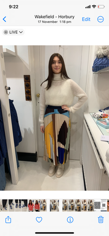Anonyme Multicoloured Pleated Skirt