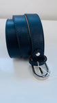 Amilu Navy Leather Belt
