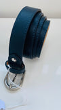 Amilu Navy Leather Belt